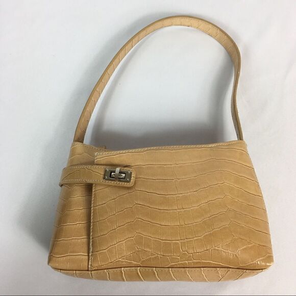 ‎Beige Faux Leather Small Shoulder Bag - Picture 5 of 8